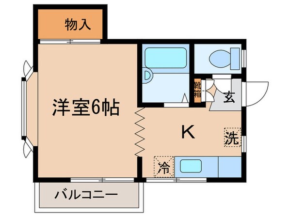 シェ・モアⅠの物件間取画像